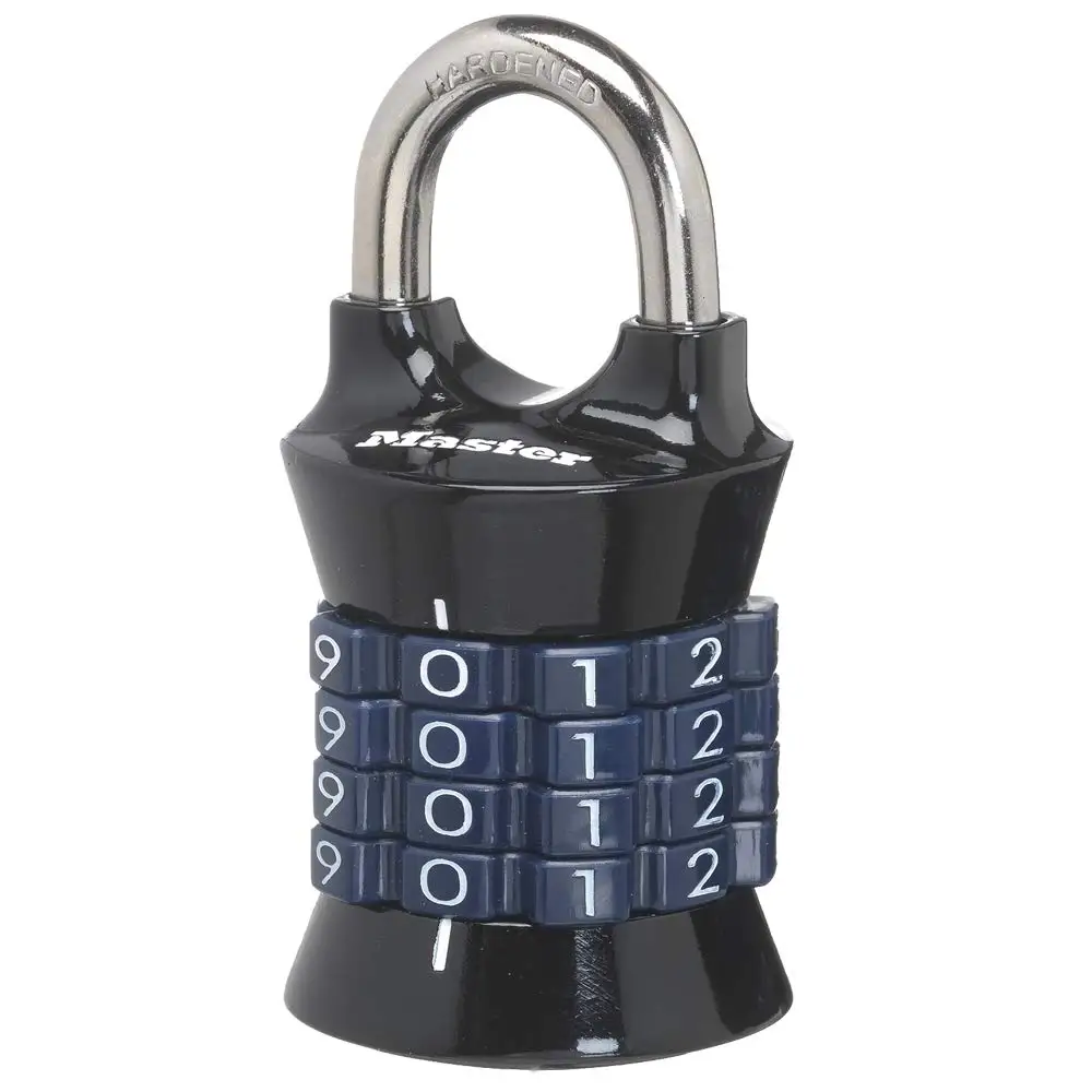 Master Lock-Mini candado de combinación 1535D, candado de combinación de contraseña, candado de seguridad de viaje para equipaje, candado de gimnasio