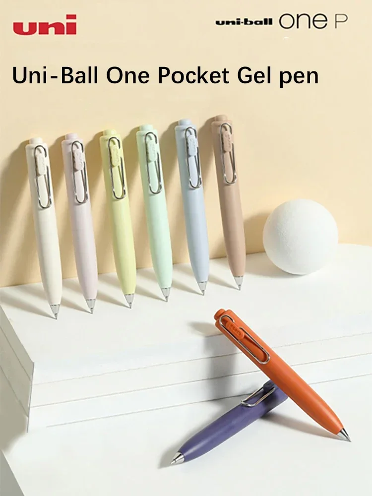 

UNI Pocket Gel pen Uni-Ball One Mini Portable Pen Super Cute Chubby Pen body UMN-SP kawaii stationery