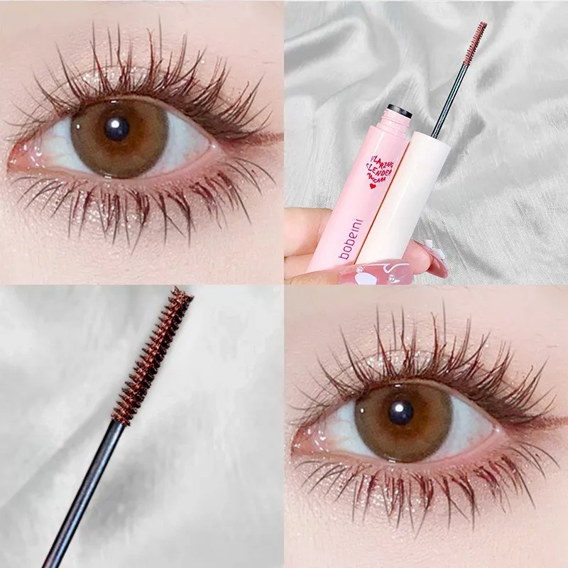 Wimpers Ultra-Fijne Kleine Borstel 3d Lash Wimper Extensie Zwarte Kop Mascara Verlenging Lang Slijtende Zwarte Kleur Mascara