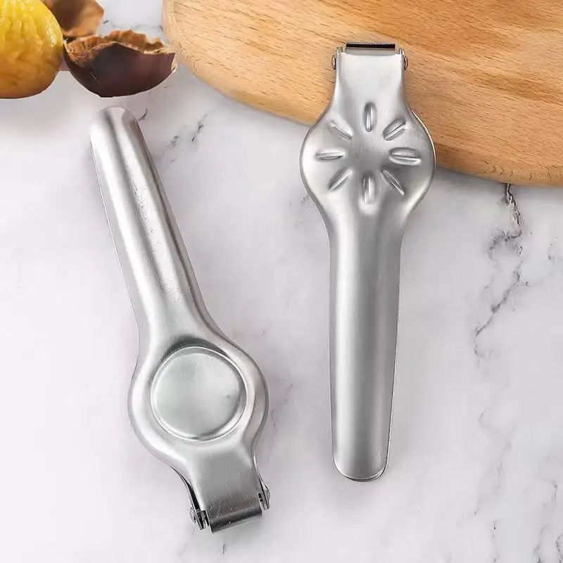 Stainless Steel Chestnut Opener With Ergonomic Non Slip Handle For Home Cracking Chestnuts Hazelnuts