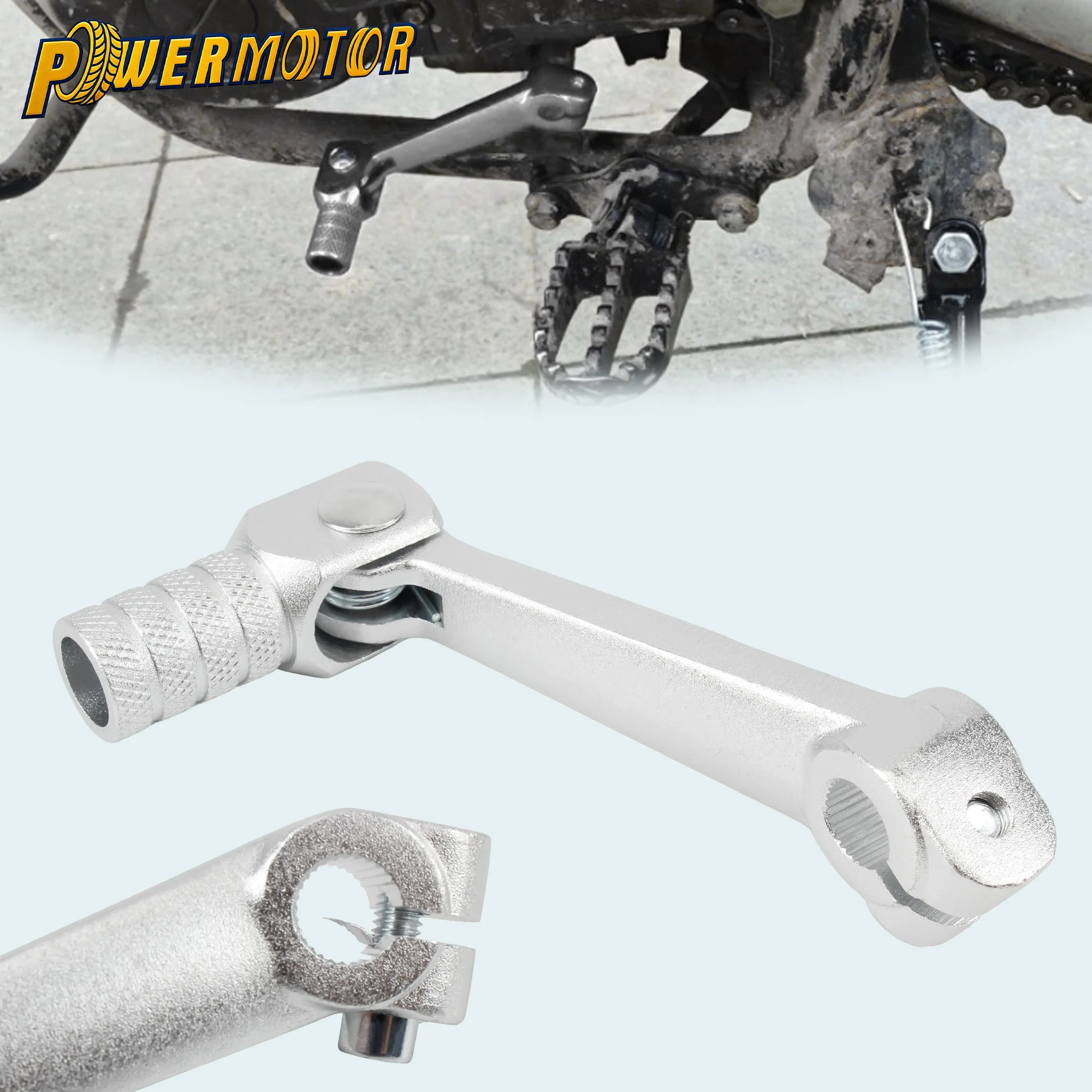 

Universal Motorcycle Gear Shift Lever Folding Aluminum Gear For ZongShen NC250 BSE Apollo Kayo T2 T4 110-250cc 250 ATV Dirt Bike