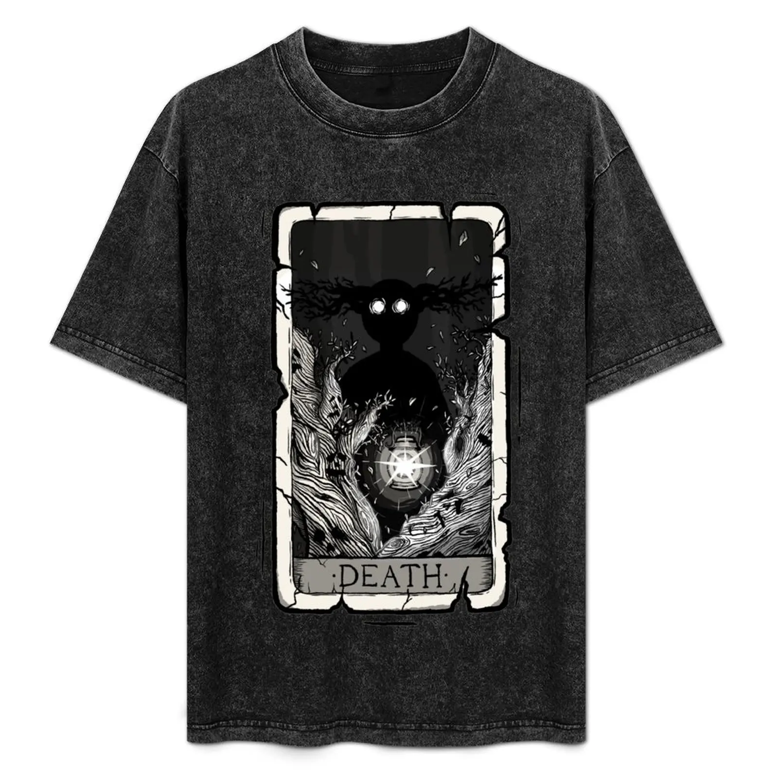 Over The Garden Wall Tarot Cards The Beast Wiccan T-Shirt Stretch Fabric Comfort T-Shirt
