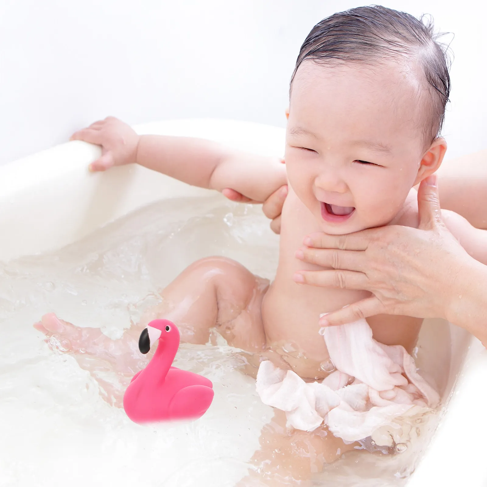 

1 шт. плавающий термометр в форме фламинго для бассейна, ванны, пруда, точный измеритель температуры в градусах Цельсия и Фаренгейта