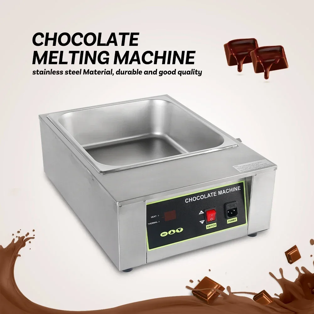 HomeWise 1/2/4 Lattice Chocolate Melting Furnace Electric Chocolate Melting Machine Tempering Machine Heating Stove