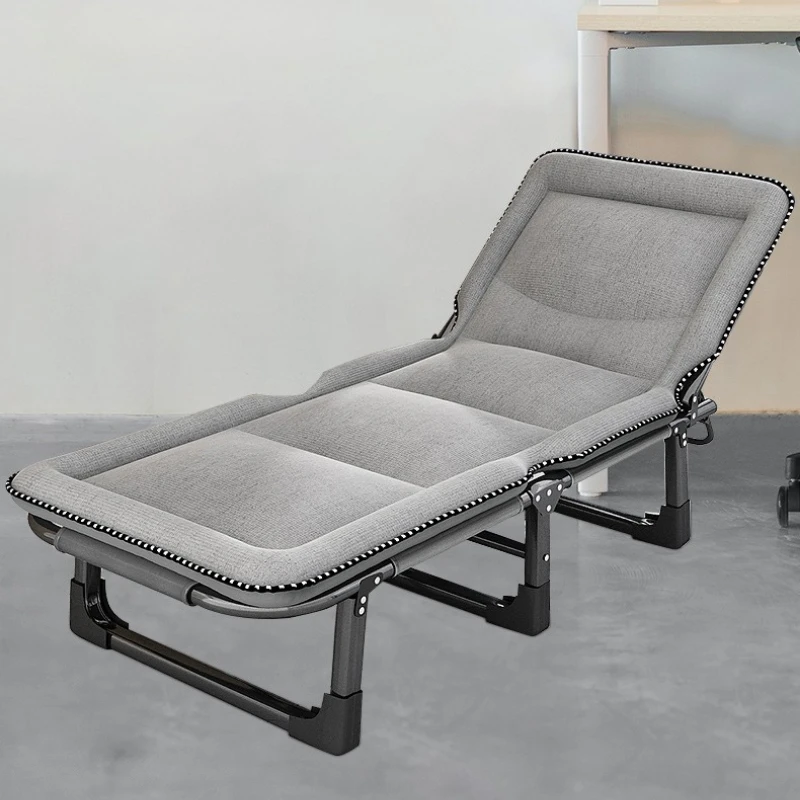 household folding single bed comfortable simple space saving foldable bed lightweight portable base cama individual furniture
