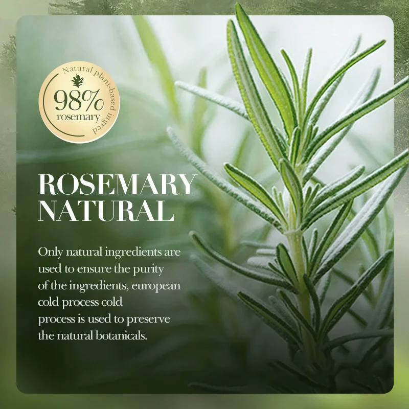 SADOER Rosemary Anti-dandruff, Oil-control, Fluffy and Softening Shampoo, Cleansing Shampoo