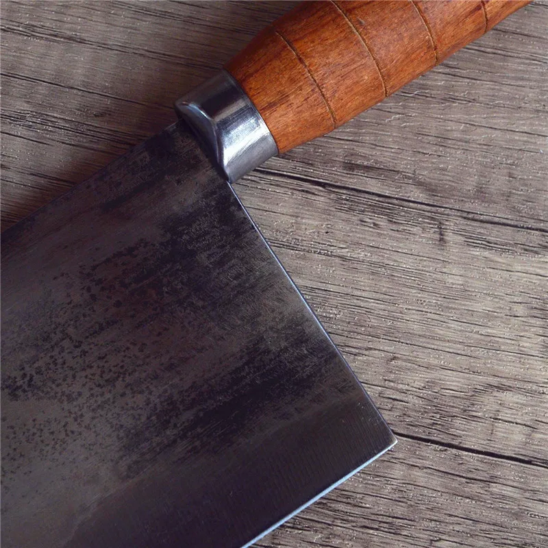 Hand Forged Chinese Slicing Knife Kitchen Cleaver Butcher Knife Meat Vegetable Sushi Cutting Filleting Knife Chef Cooking Cutter - view 5