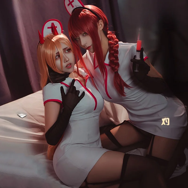 

ema Nurse orm Cosplay Costume Sawman Bad Woman Theme Anime Prop Suit for over 4 Years Old Fans in Sto Now