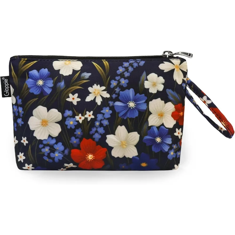 

Маленькая косметичка Gloppie для кошелька, легкая косметичка, косметичка с цветочным принтом