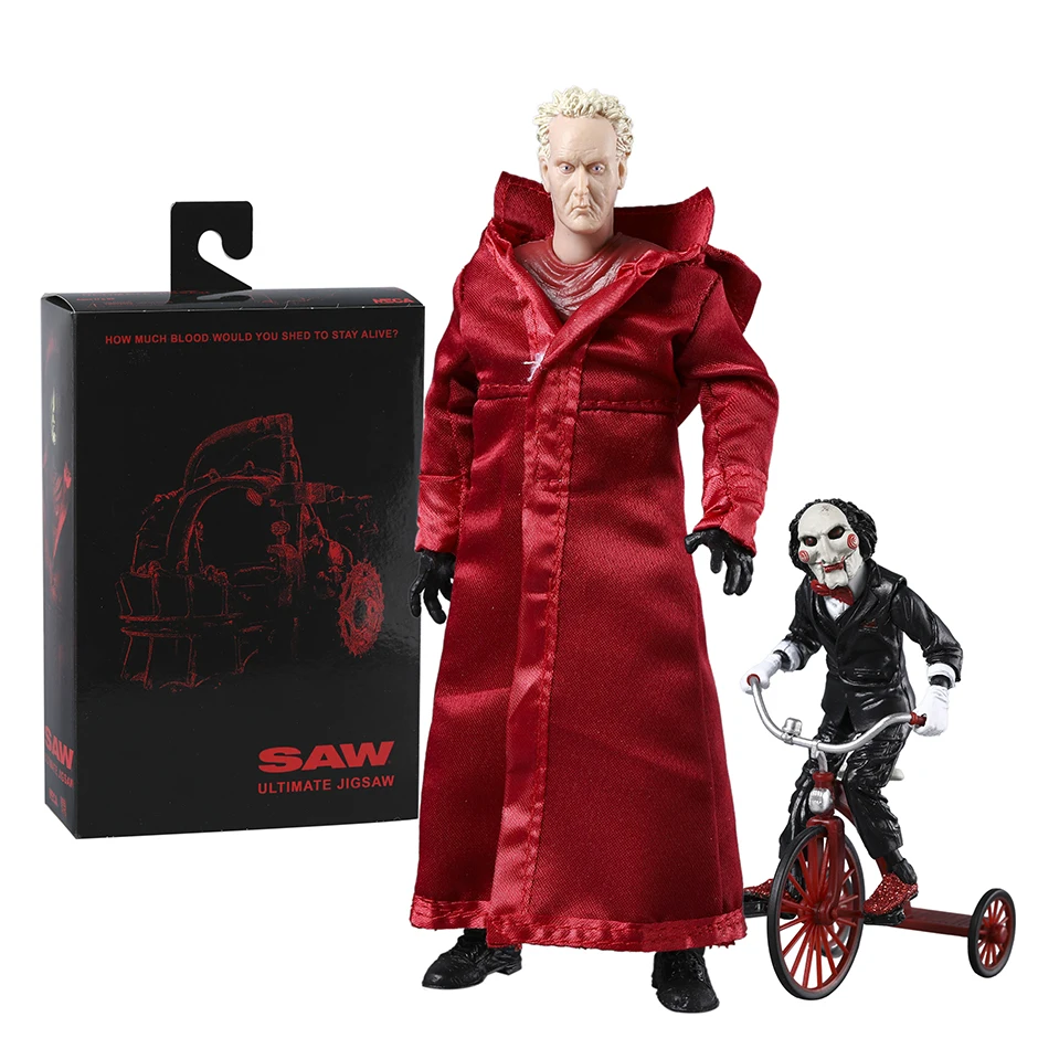 NECA Saw Ultimate Jigsaw Killer Black / Red Robe 7 Inch Scale