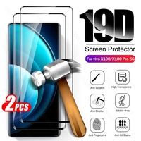 2PCS 19D Curved Tempered Glass Screen Protector Case Cover For vivo X100 Pro 5G Protective Glass vivo X 100 100X X100Pro 5G 2023