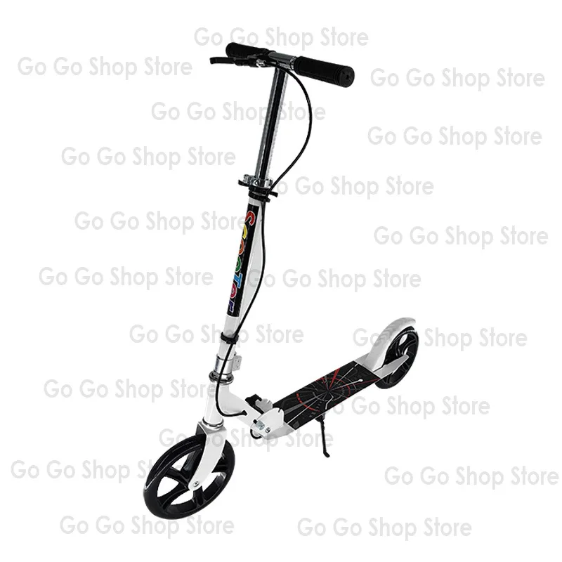

New firm big wheel two-wheel foldable handbrake car travel skateboard