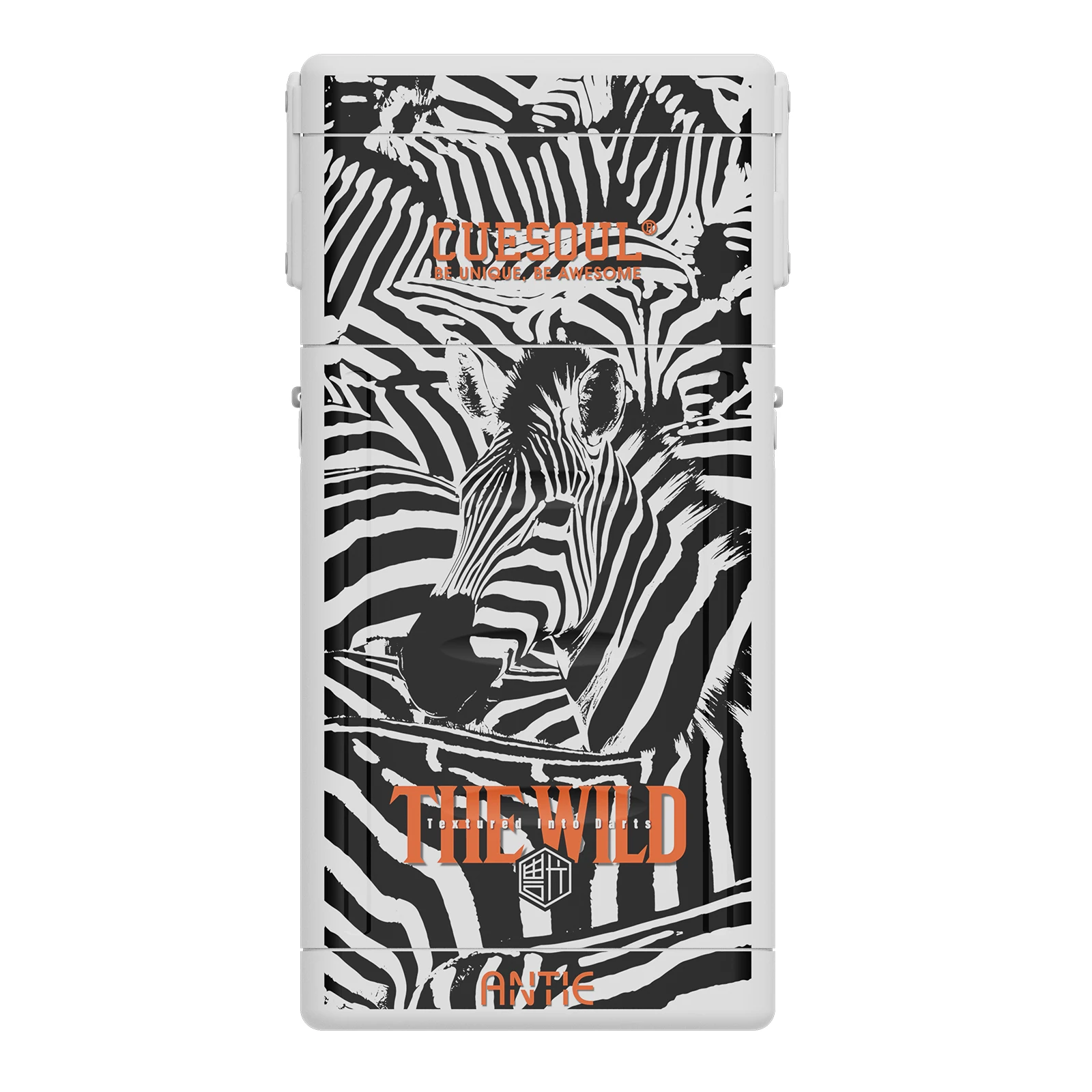 CUESOUL THE WILD ANTIE Hard Dart Case Holds 6 Steel Tip Darts/Soft Tip Darts & Extra Accessories