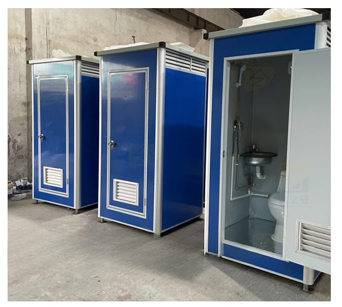 single double sitting Portable restroom Wholesale Prefab Public Outdoor Bathroom Mobile Portable Toilet