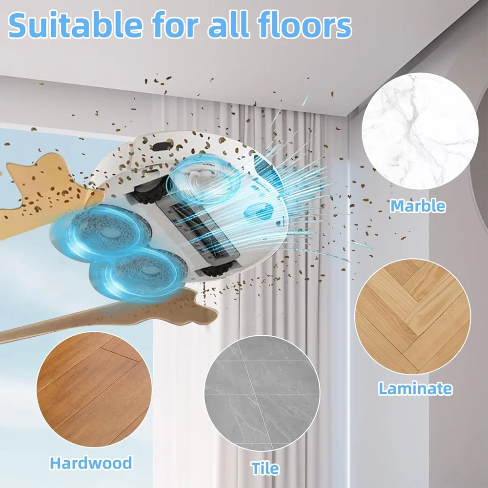 1000 ml Floor Cleaning Solution for Roborock Qrevo / QV 35A / QV 35S / Saros 10 / Saros 10R / Saros Z70 / S8 / S7 / Q10 / Q8 MAX image 4