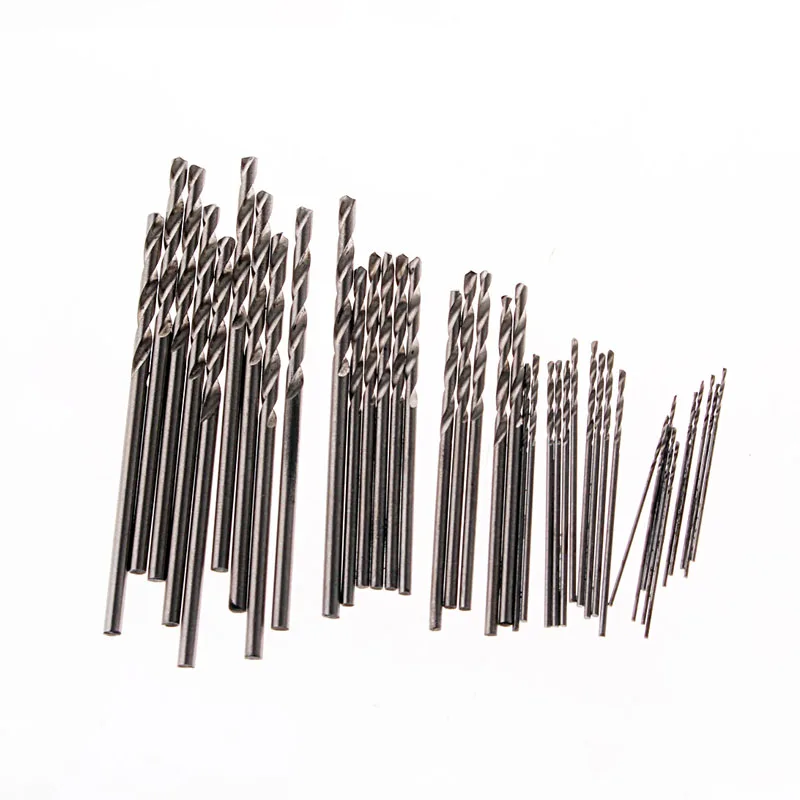 HSS Drill Bits 10Pcs/Set 0.5mm 0.8mm 1.5mm 2.0mm Mini Drill Twist Drill Bits Set for Woodworking Plastic And Aluminum