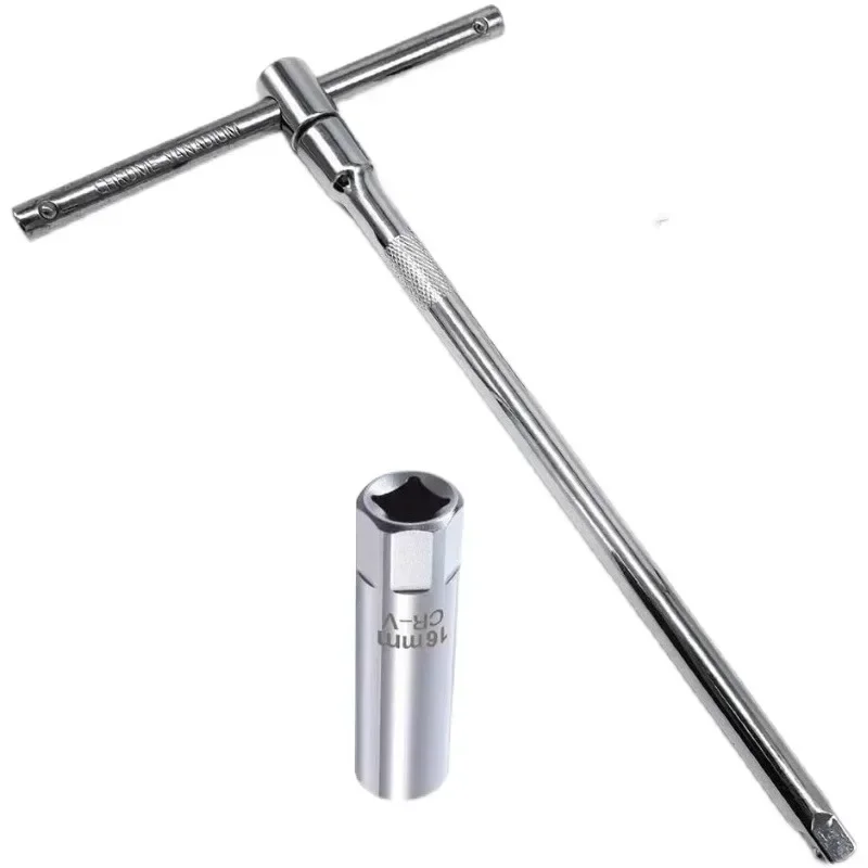 

Upgrade Three Stage Chromium-vanadium Steel Spark Plug Removal Wrench Is Made Of Spark Plug Sleeve Wrench