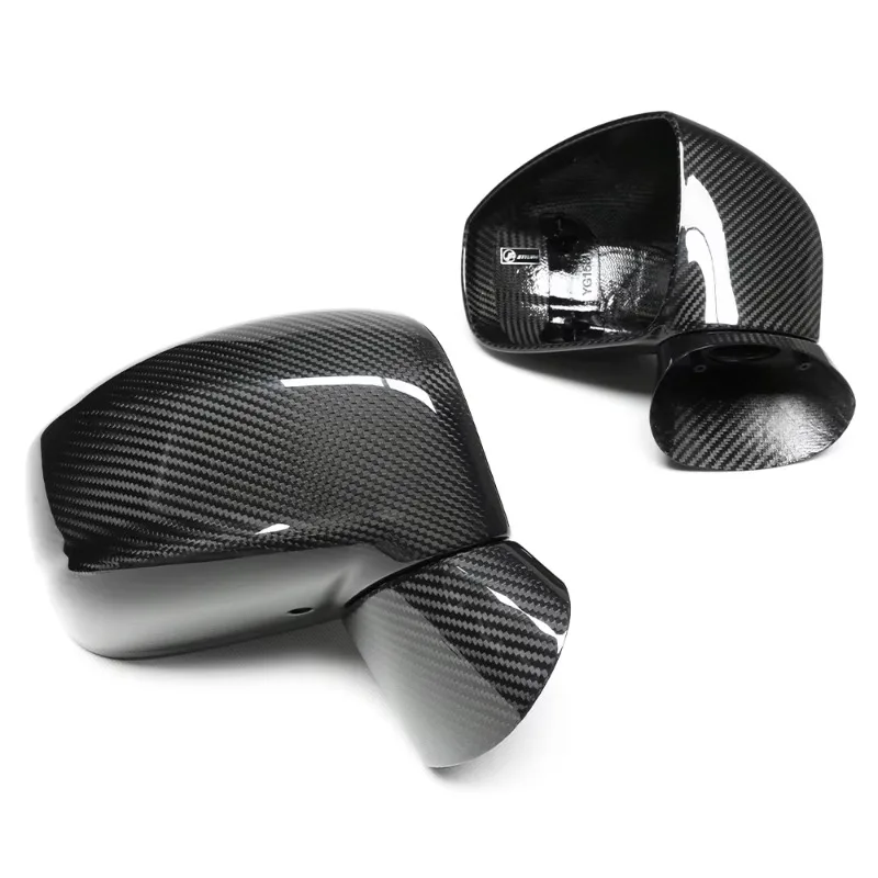 

Dry Carbon Fiber Rearview Side Mirror Cover Caps Replacement 4PC Set for Nissans GTR R35 2008-2024