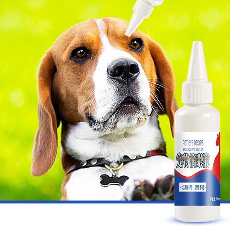 Eye Wash Drops For Dogs Natural Eye Solution Soothe Eyes Itching & Irritation Dog And Cat Eye Rinse With Safe & Gentle Formula