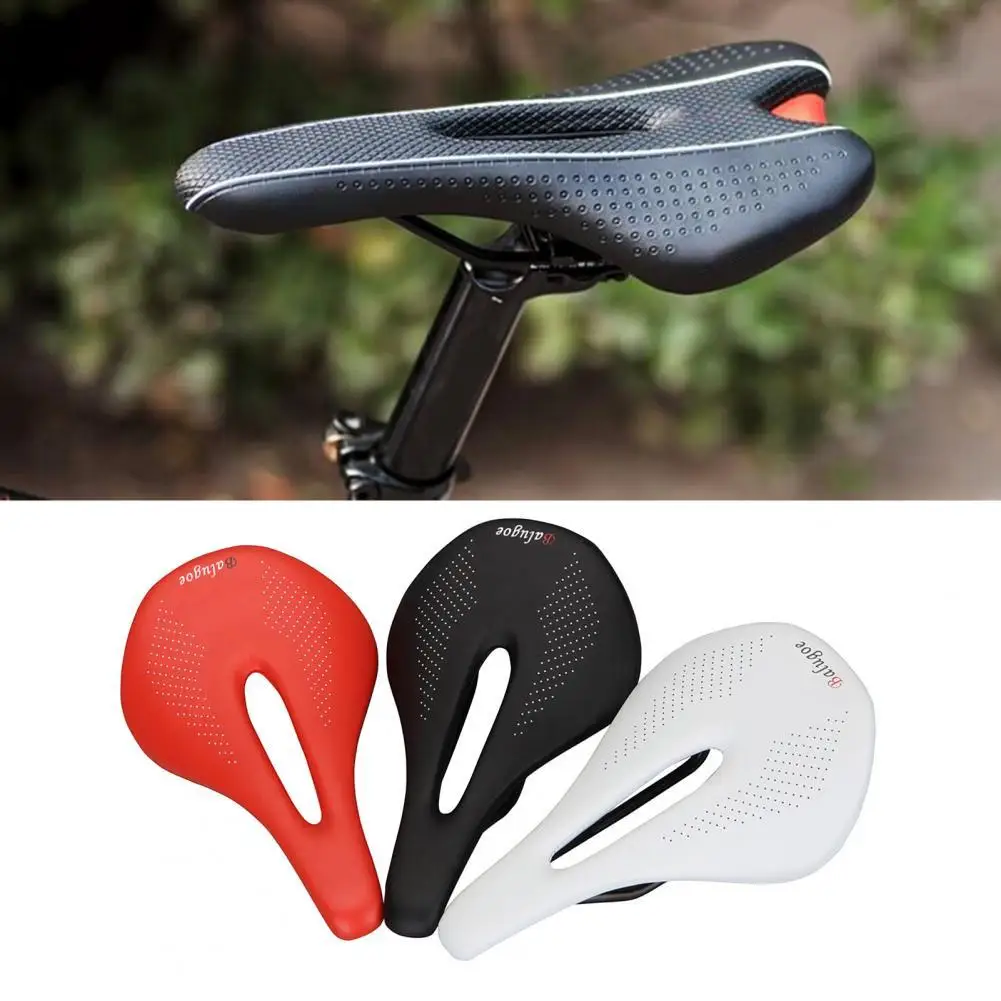 BALUGOE Bike Seat Shock Absorbing Bicycle Saddle Breathable Moisture-proof Bike Saddle MTB Road Bike Seat Padded for Racing