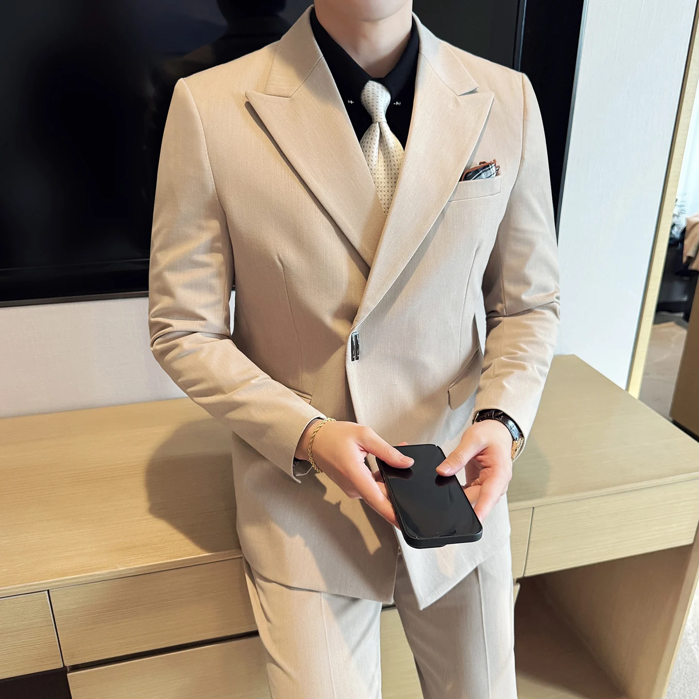Trend 3 Piece Suit Set Wedding - огляд і ціна Men'S Grooming Trends