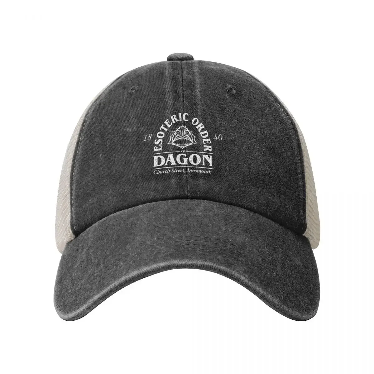 H.P. Lovecraft Shadow Over Innsmouth - Esoteric Order of Dagon (Light Design) Baseball Cap Sunhat Hats Man Women's