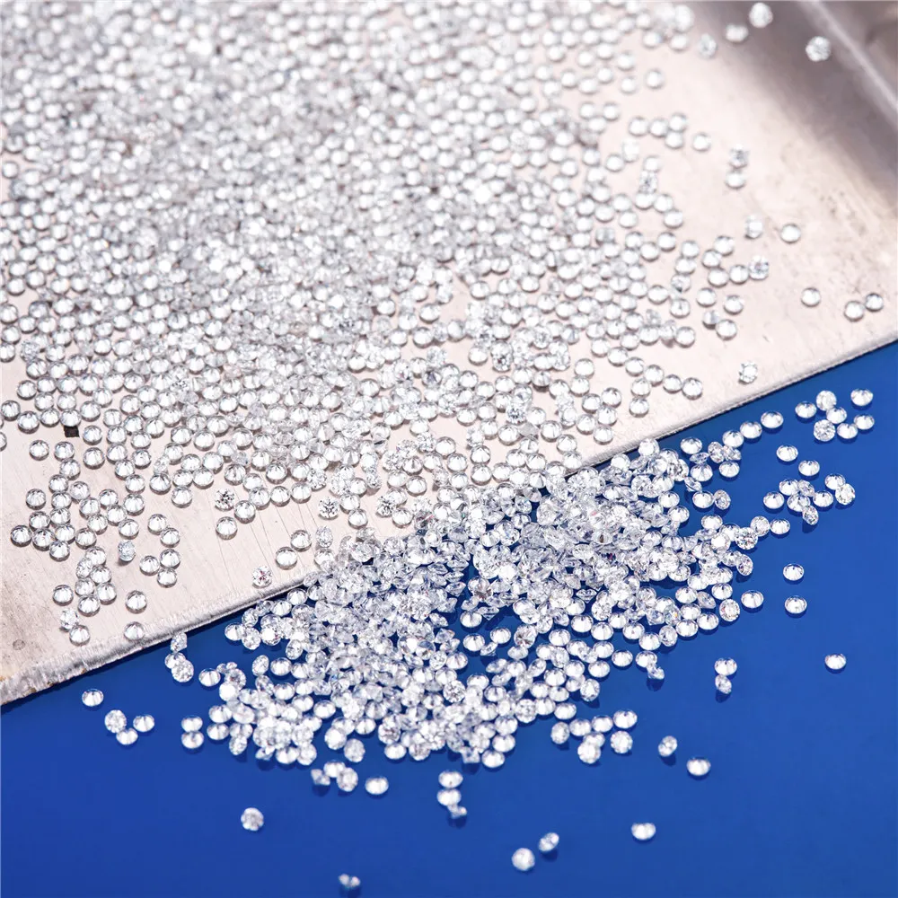 QIBAOKU Jewelry 0.9mm- 3.0mm 1ct Lab Grown Diamonds DEF VVS-VS Round Brilliant Full Cut Little Diamond Wholesale 2026