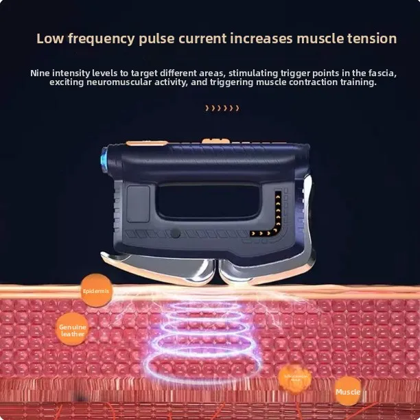 Electric fascia knife, heating compress, micro-current meridian dredging massager, muscle fascia release tool
