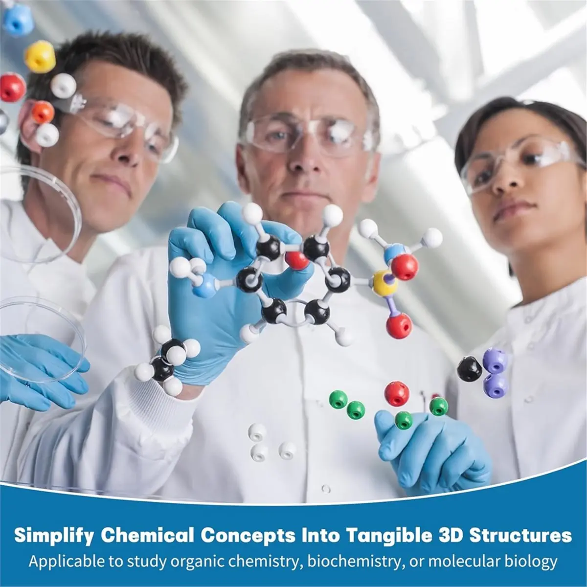 DT38 Molecular Model Kit (267pcs), Organic Chemistry Molecule Science Gifts for Ochem and Inorganic Students and Teachers