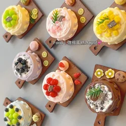 Cute Delicacy Cake Fridge Magnets Refrigerator 3D Magnets Magnetic Fridge Wall Sticker Home Furnishing Decor chocolate Cake Refr