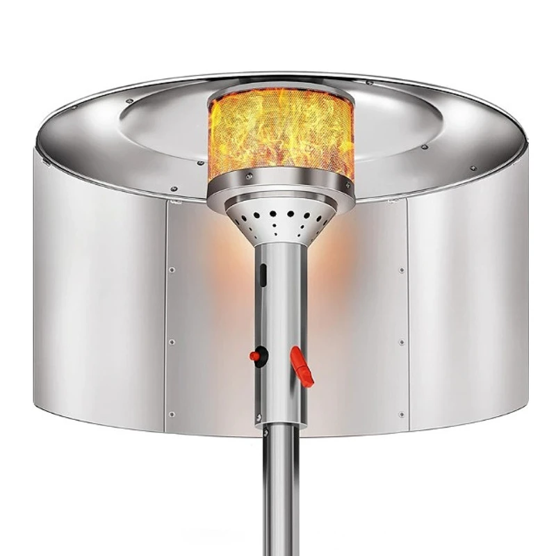 1 ensemble de réflecteurs pour chauffage de terrasse, pour lampe extérieure, gaz naturel et propane,