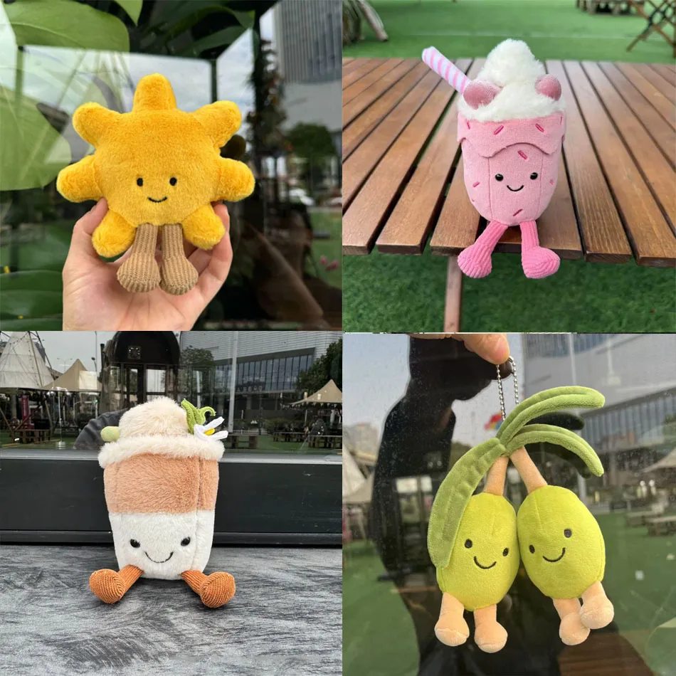 Nuevas y hermosas bolsas colgantes, lindos juguetes de peluche, llaveros creativos, muñecos de peluche a juego, hermosos accesorios colgantes para llaves, regalos S