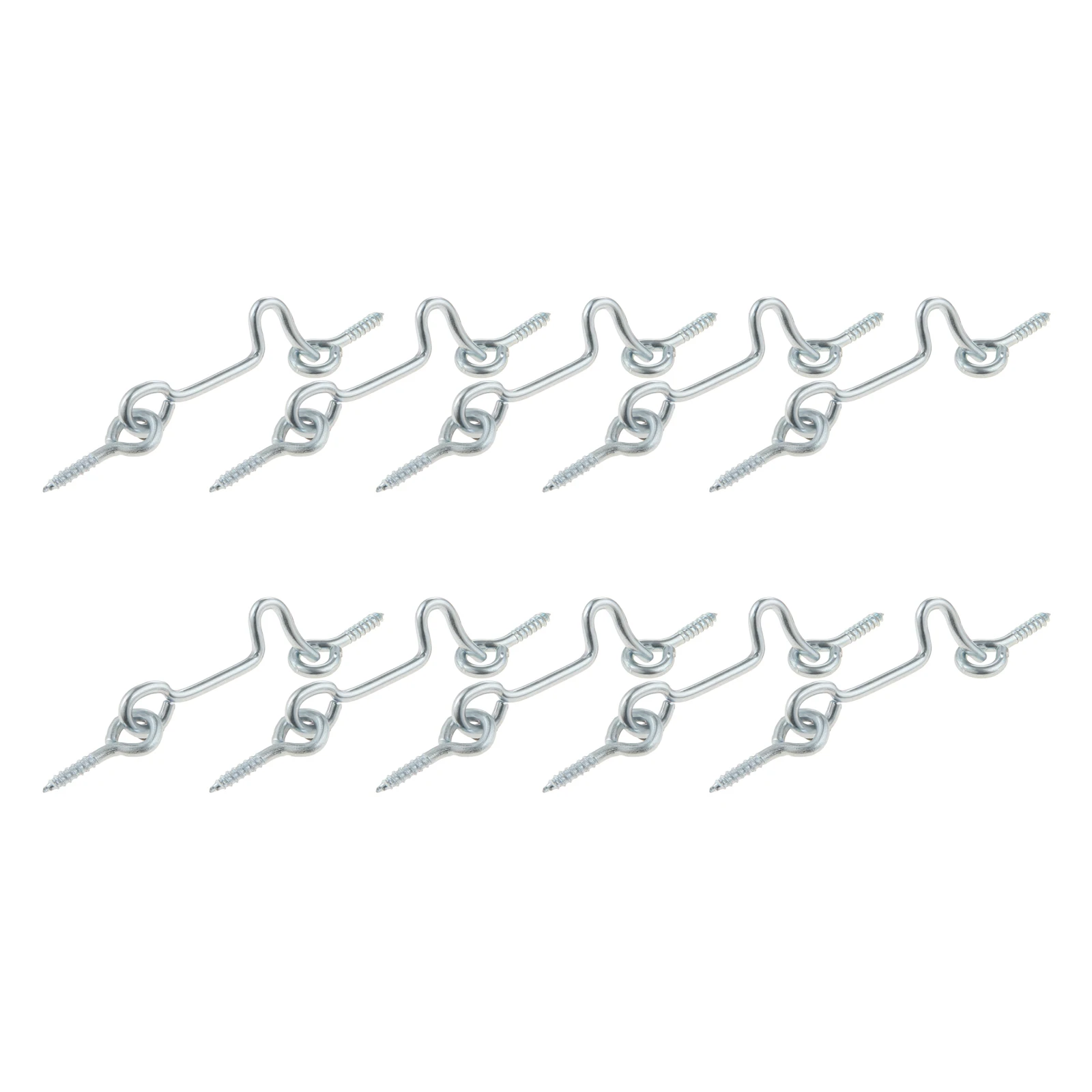 2 3 4 inch  Cabin Hook Eye Latch For Gate Door Swivel Window Lock Rotating Windows Doors Pet Cages Sliding Barn Doors
