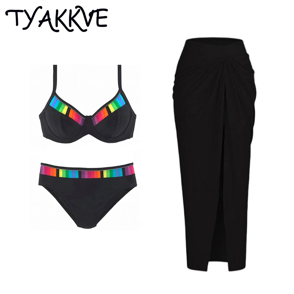 

TYAKKVE 3D Flower 2024 Female Retro Ruffle Swimsuit One Piece Holiday Beach Dress Designer Bathing Suit Vintage Summer Monkini