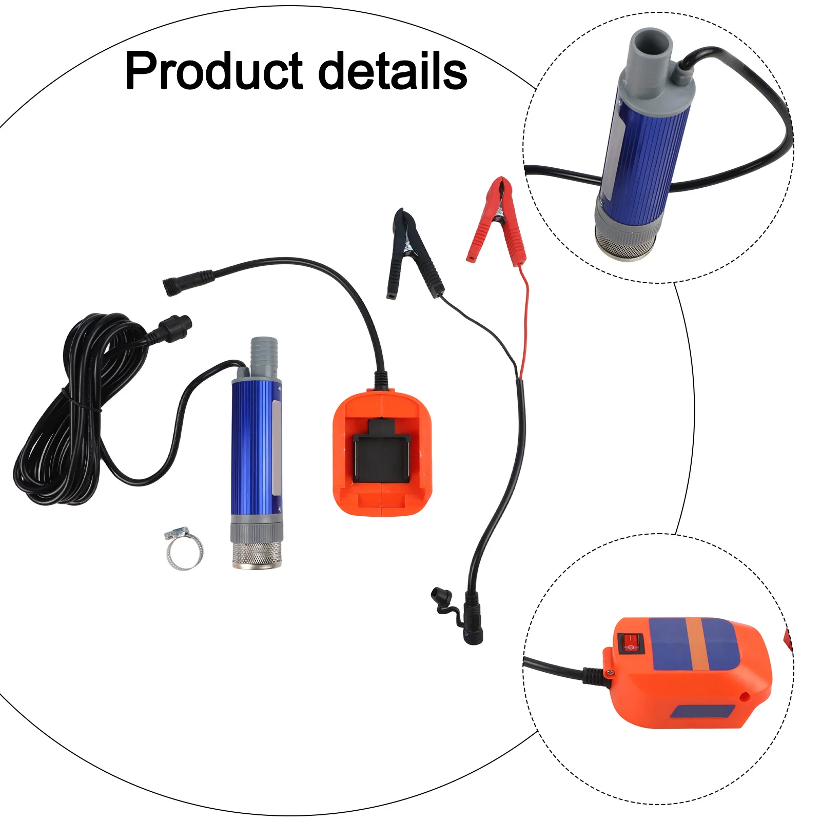 cordless-38mm-lithium-battery-pump-for-diesel-and-water-transfer-4060l-min-flow-with-4-6m-lifting-height-and-2-4m-cable