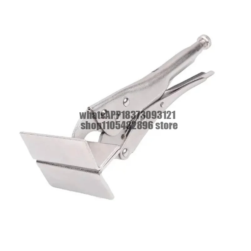 Adjustable Pressure Locking Clamps Flat Nose Plier Grip For Metalworking Featurings Corrosion Resistant Construction