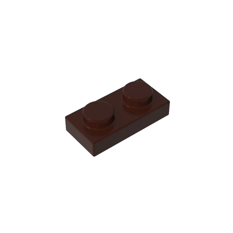 Gobricks 100 stks 3023 Gemengde Kleur Plaat 1x2 Onderdelen Grijs MOC DIY Bouwstenen Zwarte Kleur Kid creatieve Gift