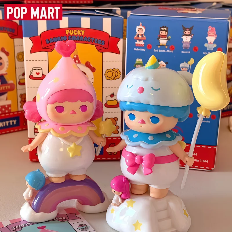 

POPMART Original Pucky Sanrio Characters Series Blind Box Toys Mystery Box Caixa Action Figure Surprise Model Cute Holiday Gift