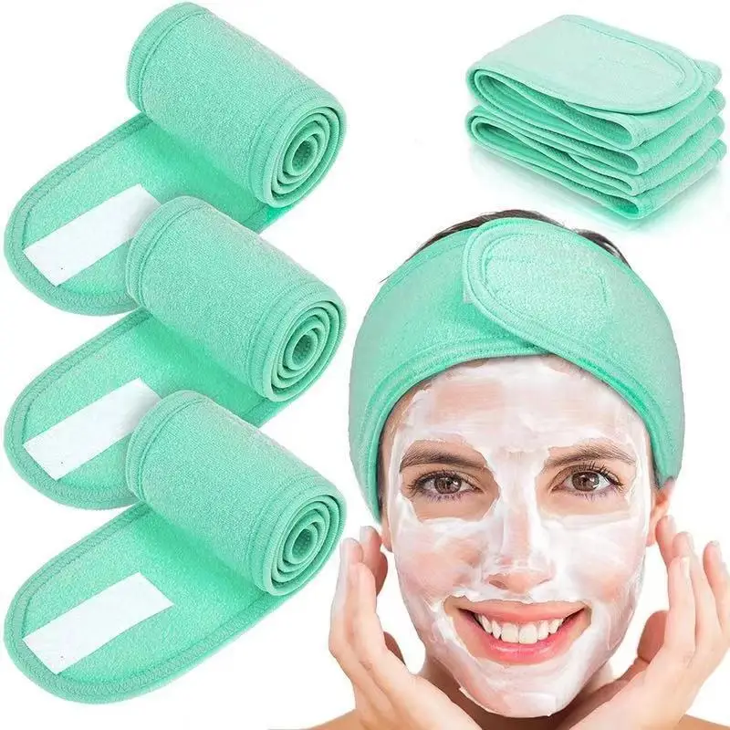 European and American Women's Confinement Headscarf Velcro Sports Yoga Headband