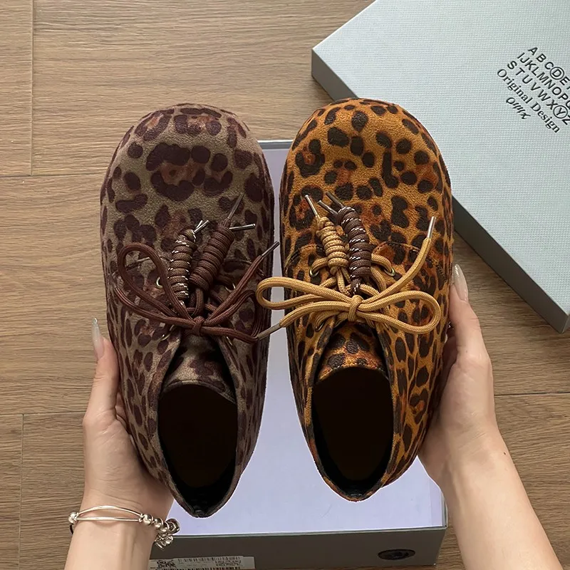 أحذية كبيرة ريترو جديدة لعام 2025 أحذية نسائية متعددة الاستخدامات #3