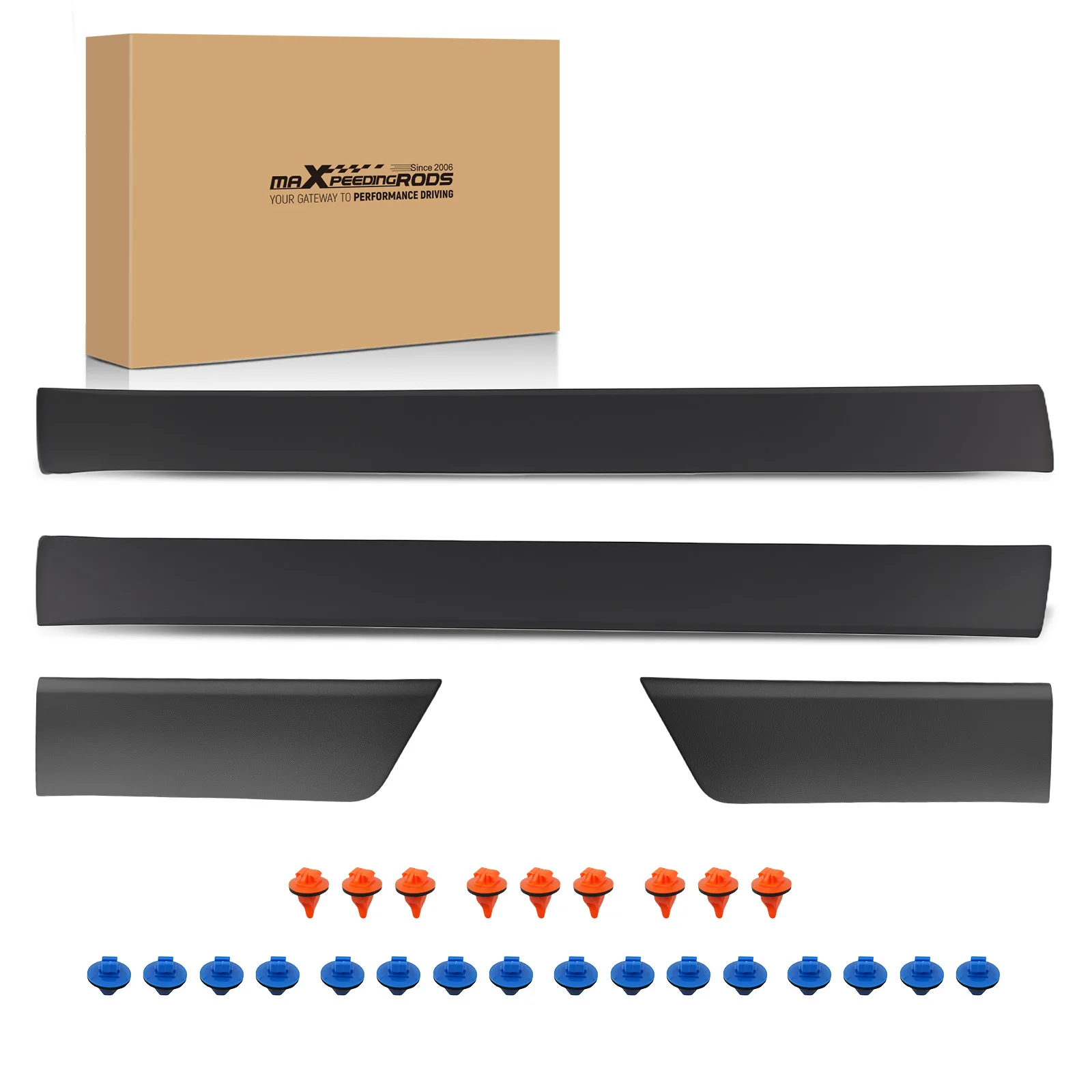 Door Molding Set for Toyota FJ Cruiser 2007-2014 4Pcs 75072-35142