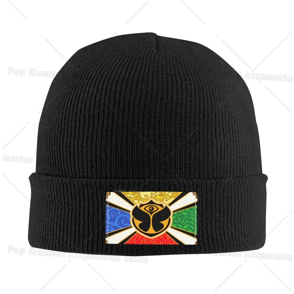 Tomorrowland Flag Beanie Cap Unisex Winter Warm Bonnet Homme Knitted Hat Fashion Outdoor Ski Skullies Beanies Hats For Men Women