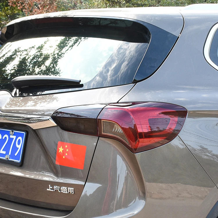 Campione gratuito Autorigenerante 30CM * 15M Pellicole protettive per vernice TPU PPF Fumo Nero TPU Pellicola tinta per fari