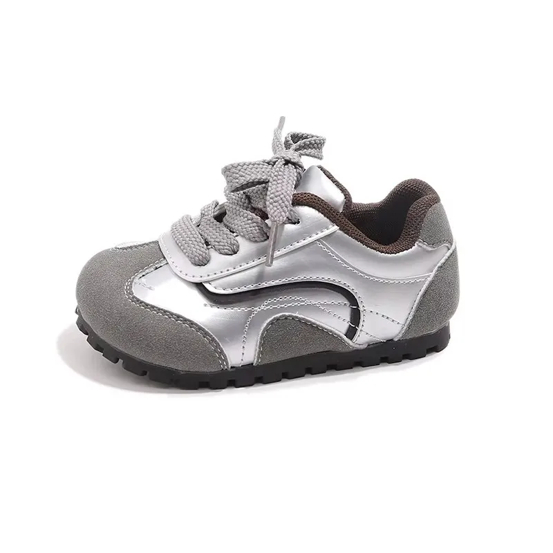 

Fashion Girls' Shoes 2025 Autumn New Kids Sneakers Soft Soled Anti Slip Boys Shoes Simple Versatile Girls Casual Shoe Кроссовки