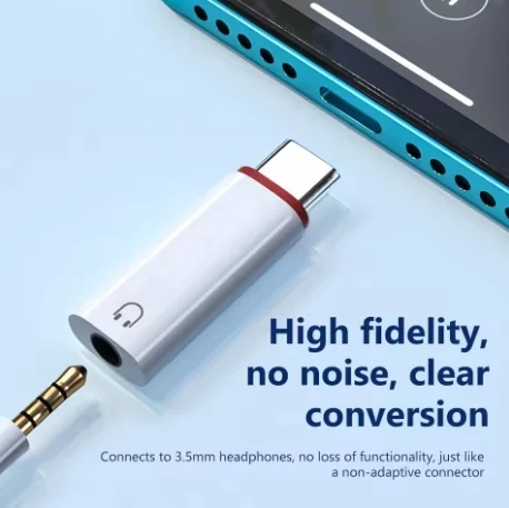 IOS To 3.5mm Jack AUX Audio Adapter For iPhone 14 13 Pro Max Type C To 3.5mm With Mic For Samsung Xiaomi Headphone Connector image 5