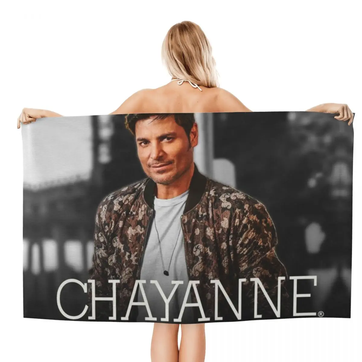 Bopakal Chayanne From The Soul Journey Beach Towel Quick Dry Latin Pop Singer Soft Linen Microfiber Bathroom Sauna Towels