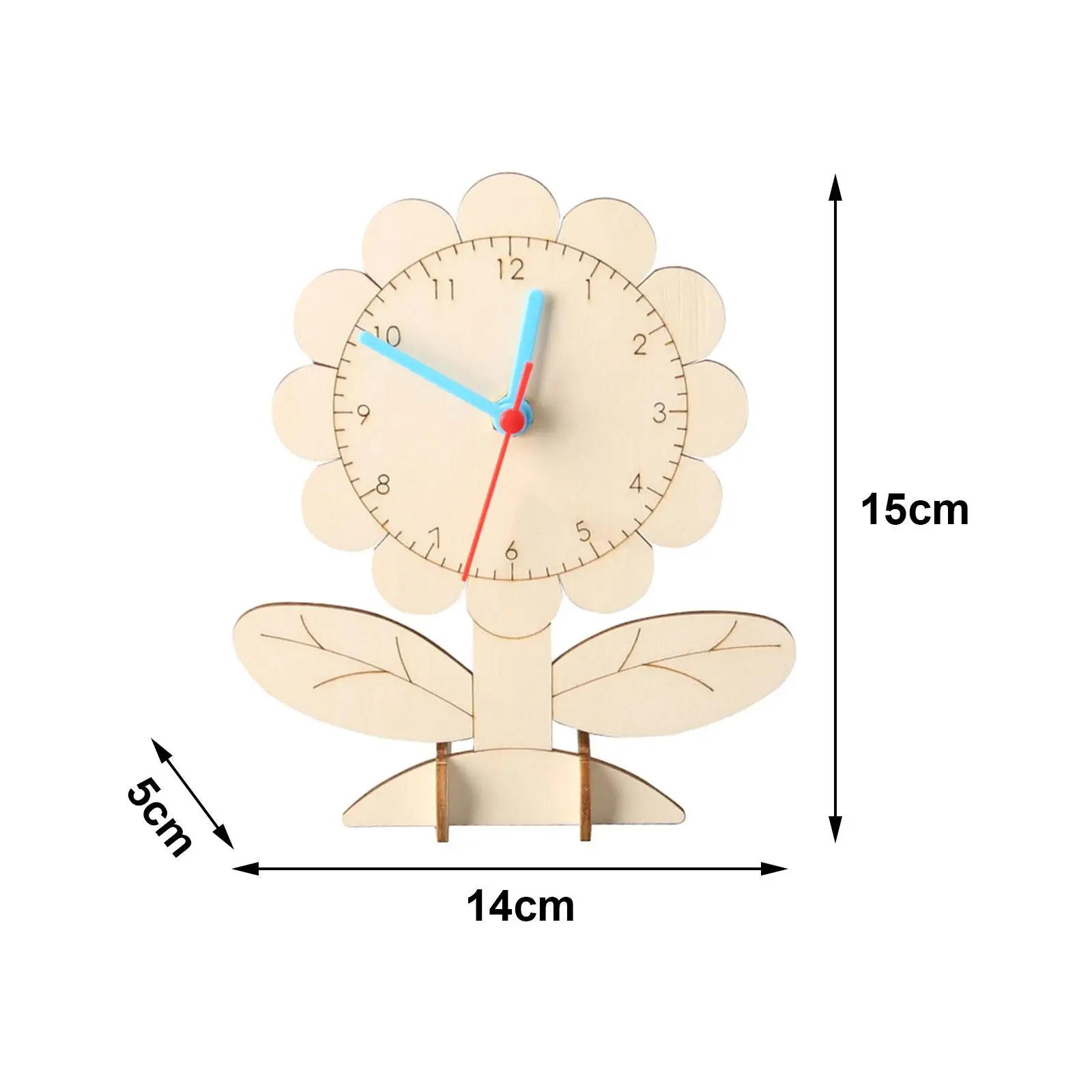 DIY Clock Model Science Experiment Kits 3D Puzzles Educational Model Toys for Teens Teaching Aids Beginners Kids Creative Gift