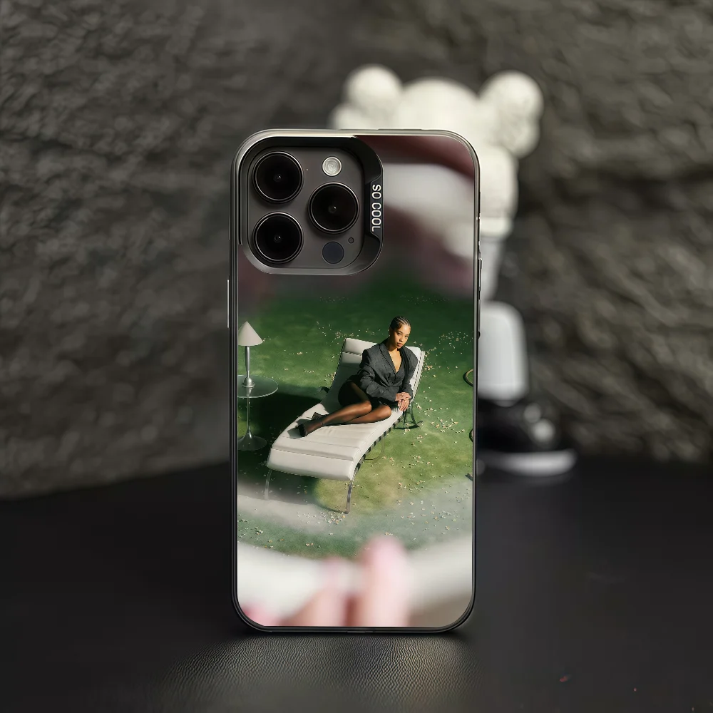 Coque de protection couleur IMD pour iPhone 12, 11 13, 14, 15, 17, Max Pro Plus, Mini, chanteur e-ella Mai, vous avez toujours me l'aimer