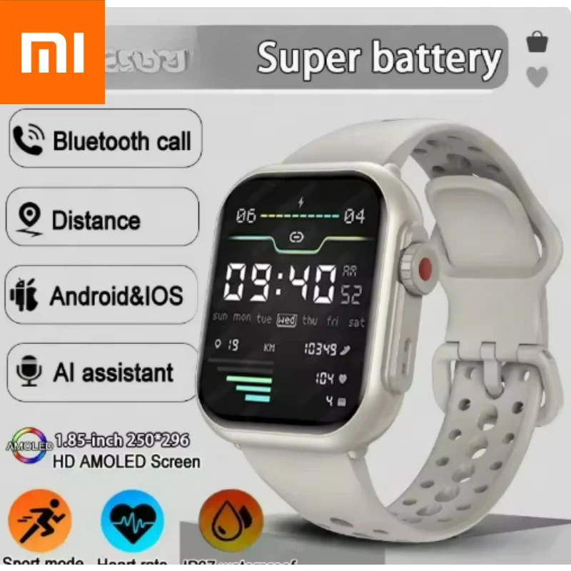 

Xiaomi New Watch Ultra 2 SE Мужчины 1000 мАч Аккумулятор 3D динамический HD AMOLED Дисплей Вызов GPS IP68 Спортивный Смарт-браслет Для IOS Android