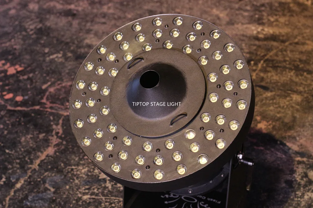 Machine de pulvérisation d'effets spéciaux de scène de douche de météores LED, perles de lumière blanche, effet de Simulation, contrôle DMX haute puissance